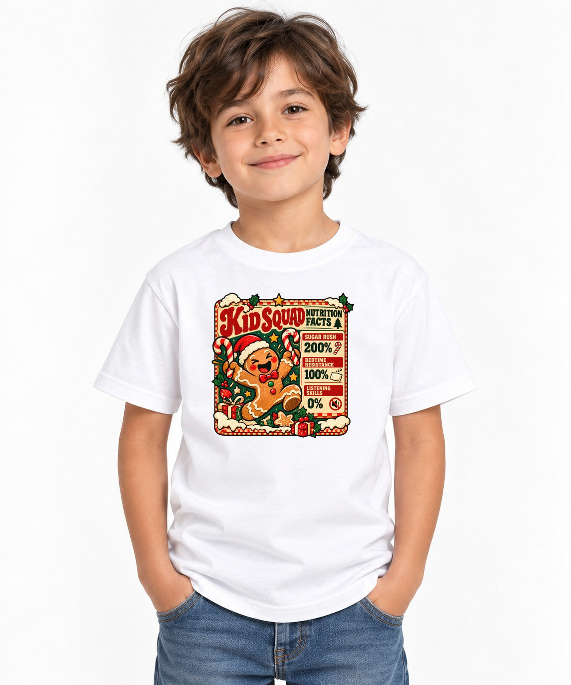 Kid Squad Nutrition Facts - White