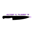 Kitchen Knife Coordinates