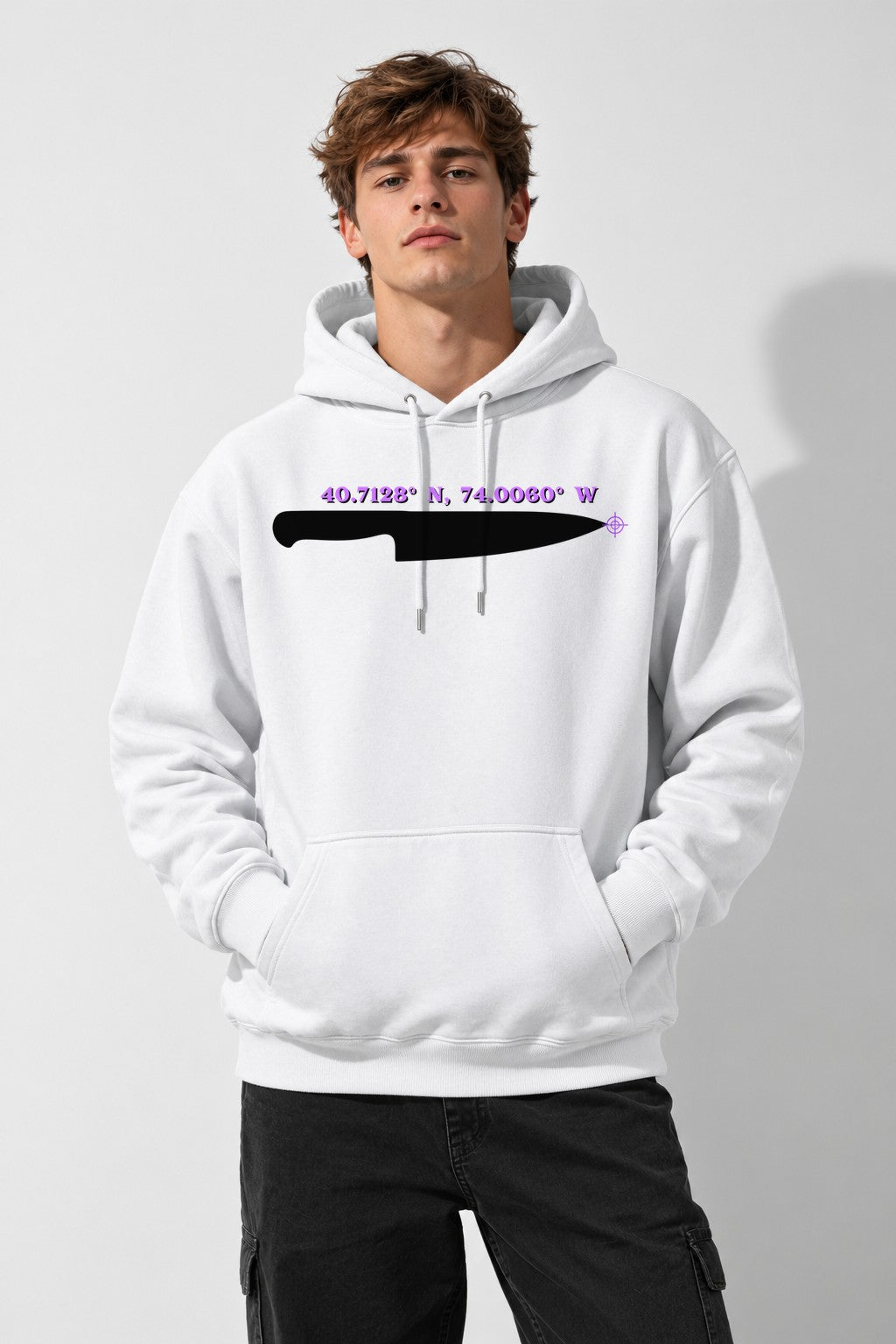 Kitchen Knife Coordinates - White