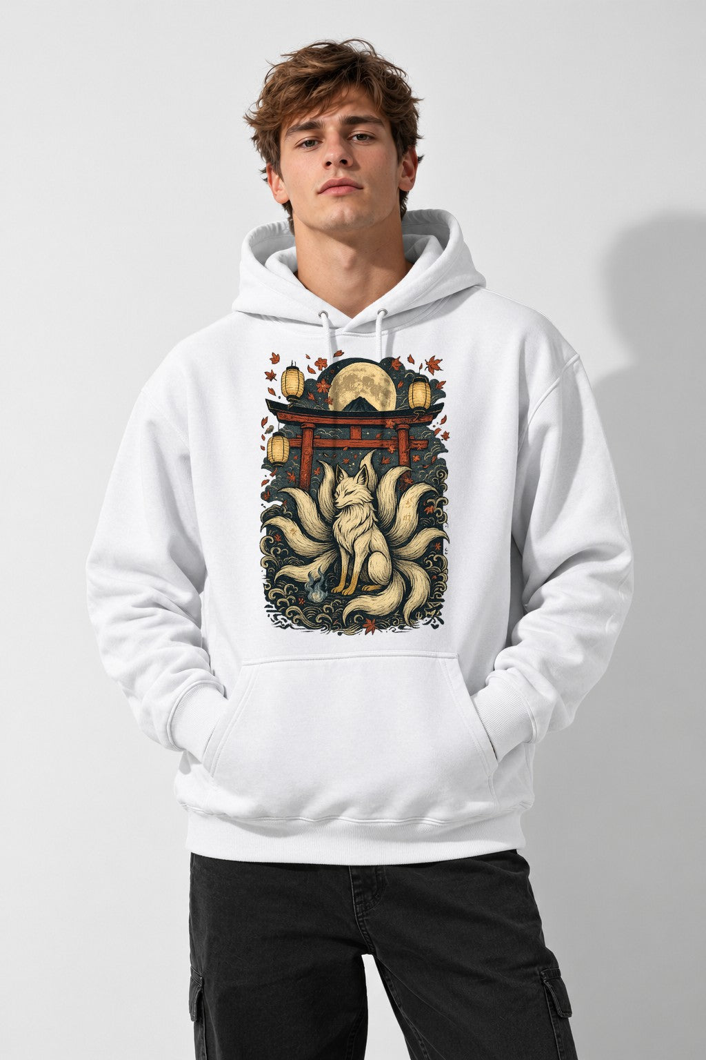 Kitsune Moon Shrine - White