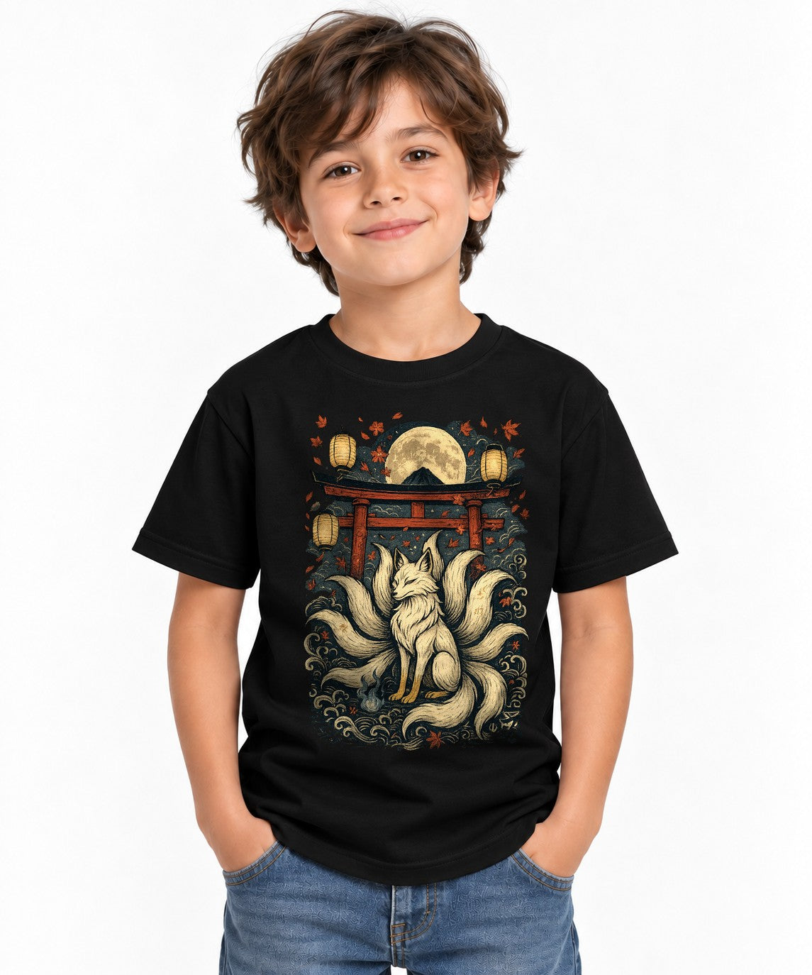 Kitsune Moon Shrine - Black