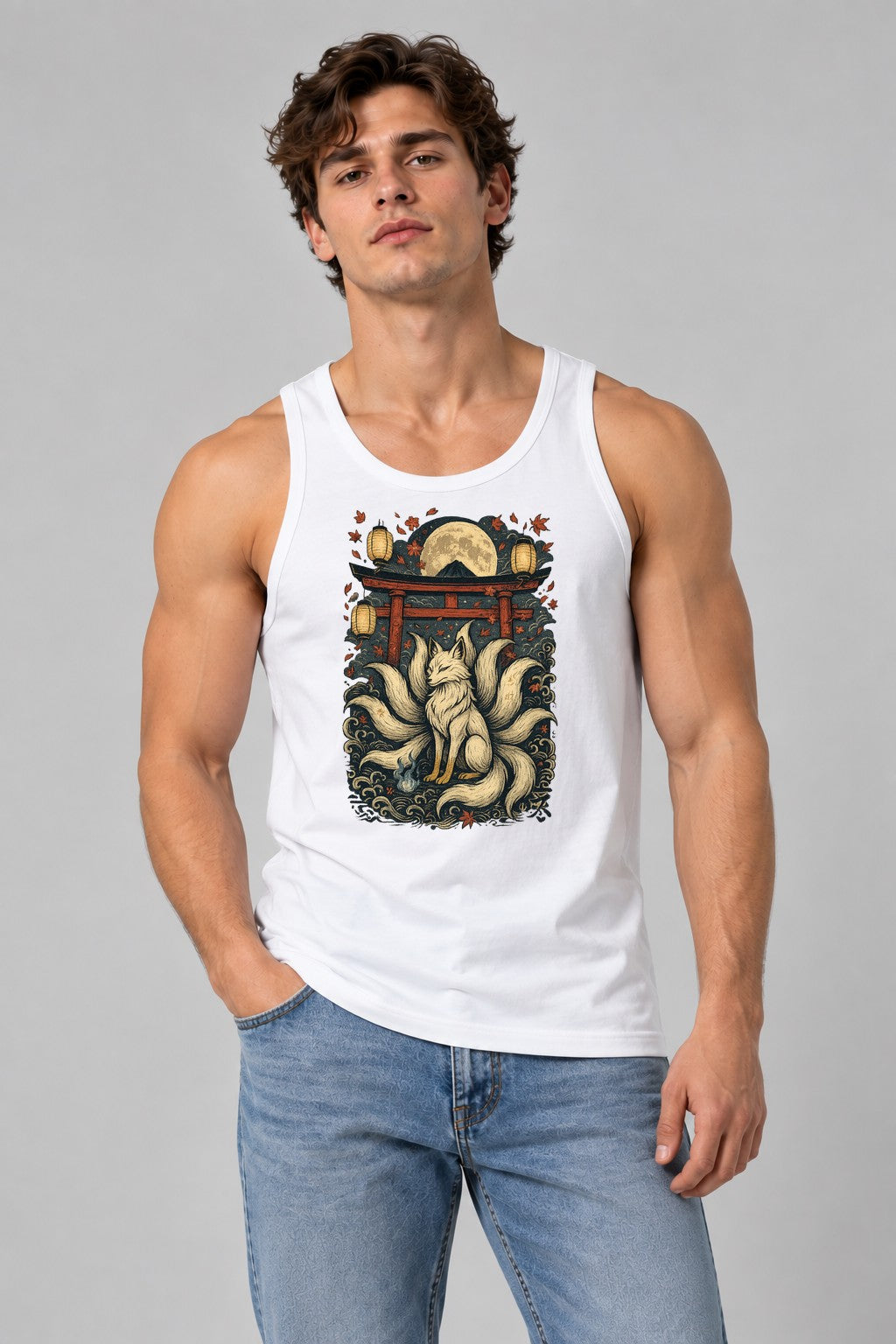 Kitsune Moon Shrine - White