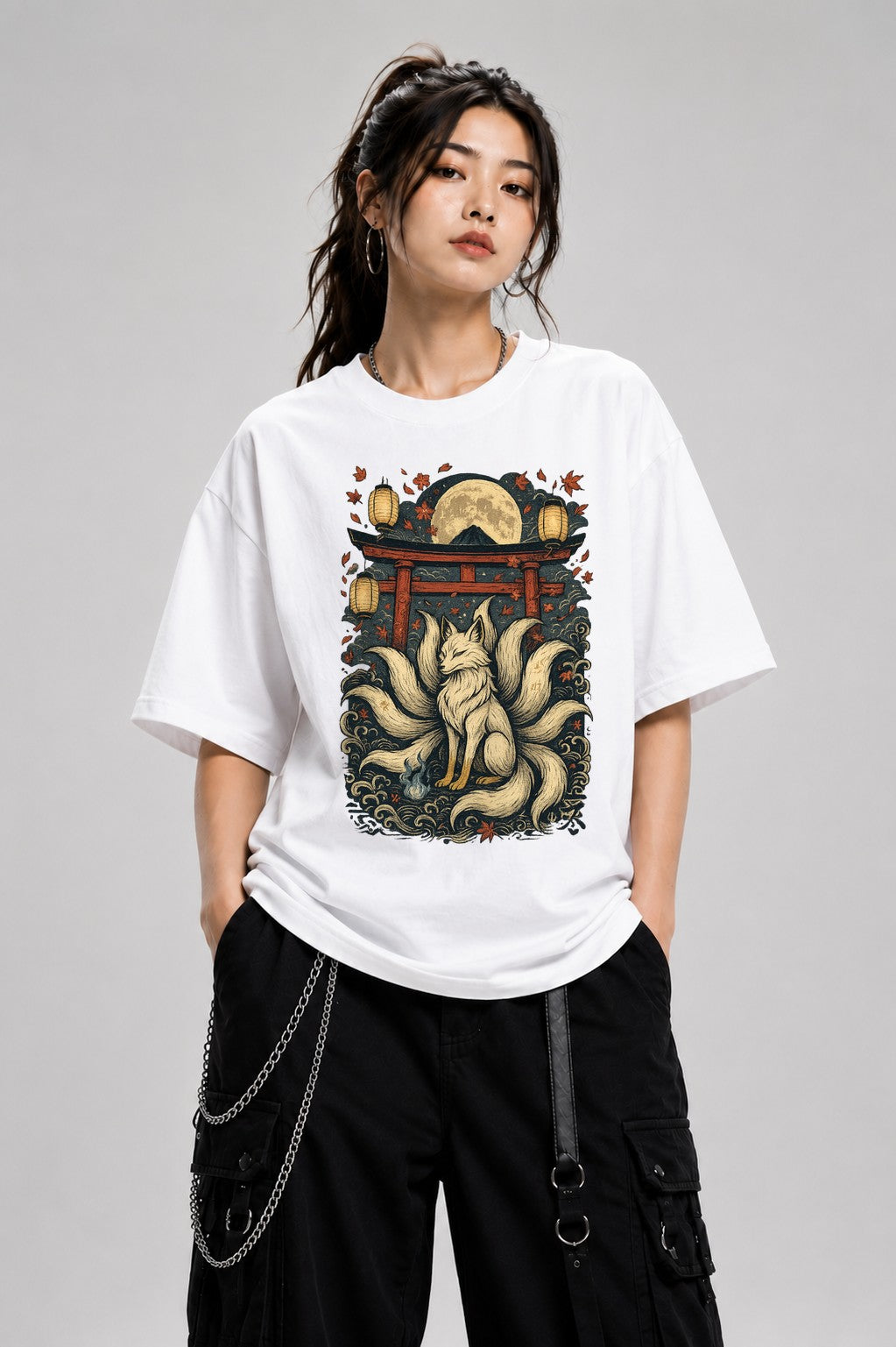 Kitsune Moon Shrine - White