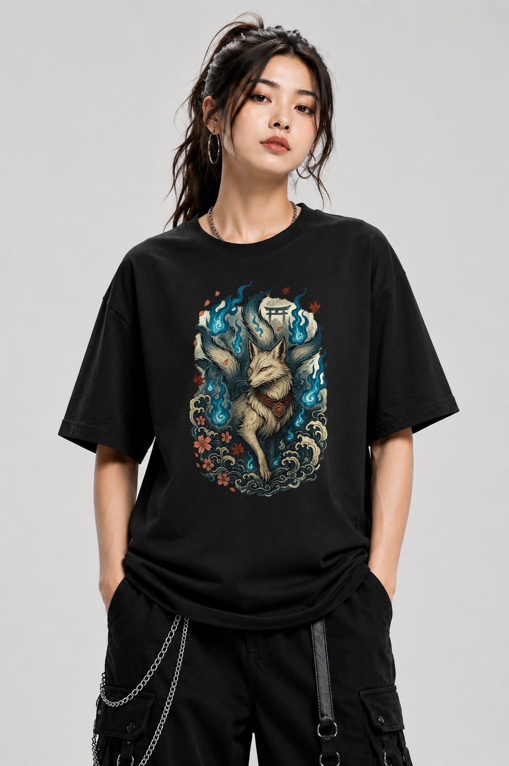 Kitsune Spirit - Black