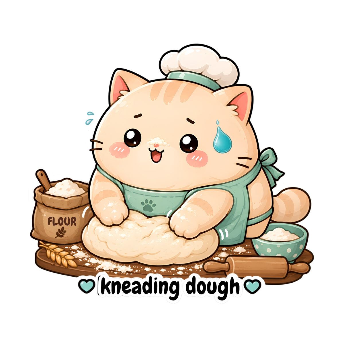 Kneading Dough Cat