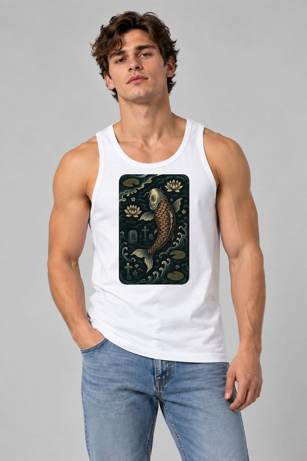 Koi Graveyard Pond - White