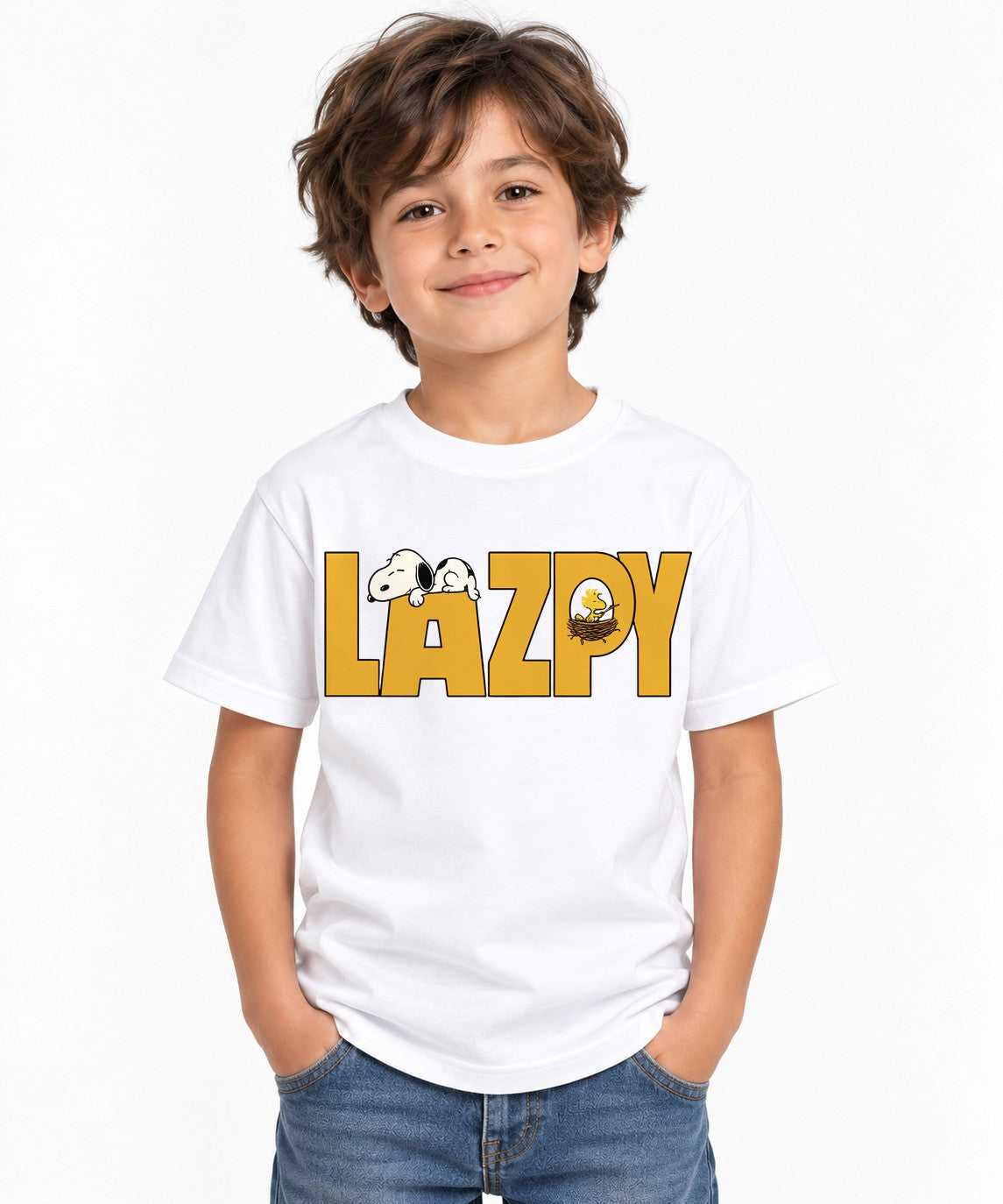 Lazy Snoopy - White