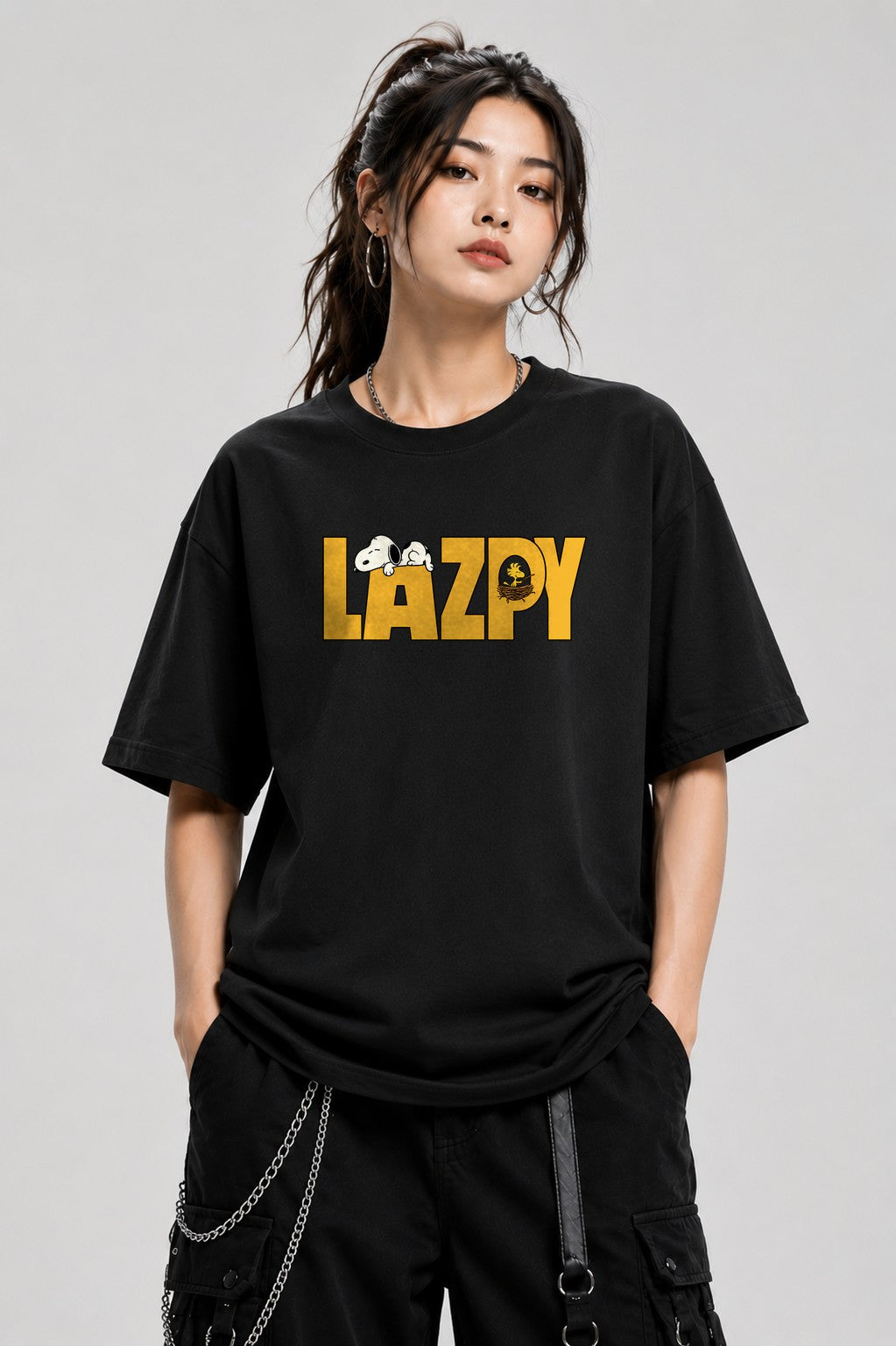 Lazy Snoopy - Black