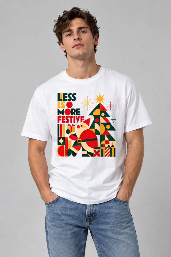 Less Is More Festive - White