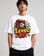 Level Up Panda - White