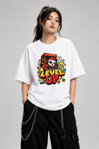 Level Up Panda - White