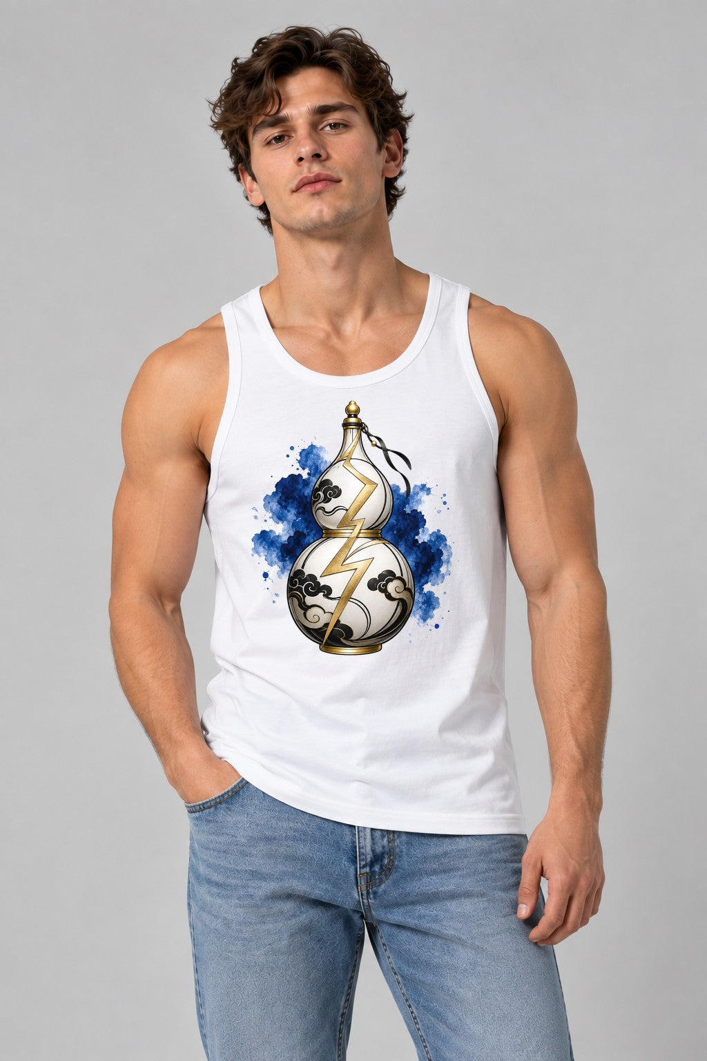 Lightning Gourd Bottle - White