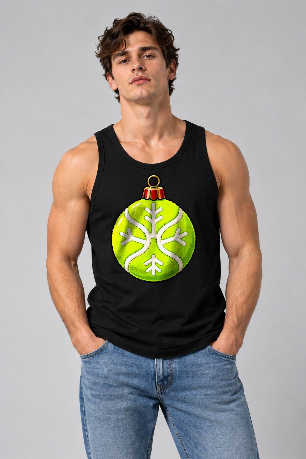 Lime Ornament Snowflake - Black