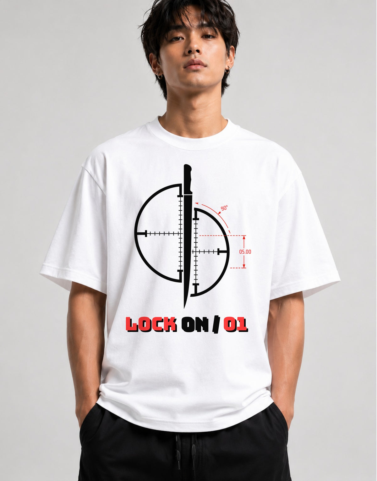 Lock On Target - White