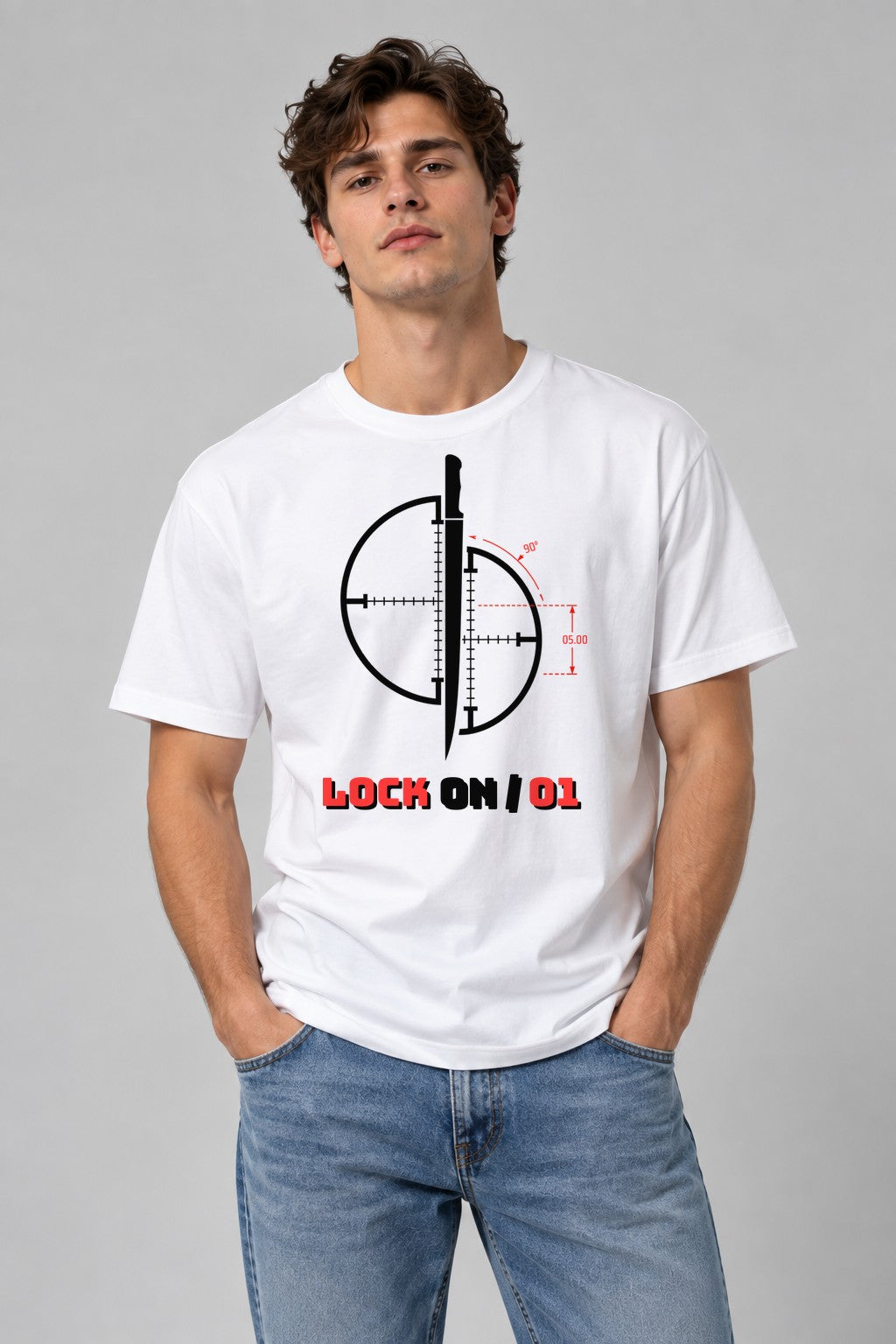 Lock On Target - White