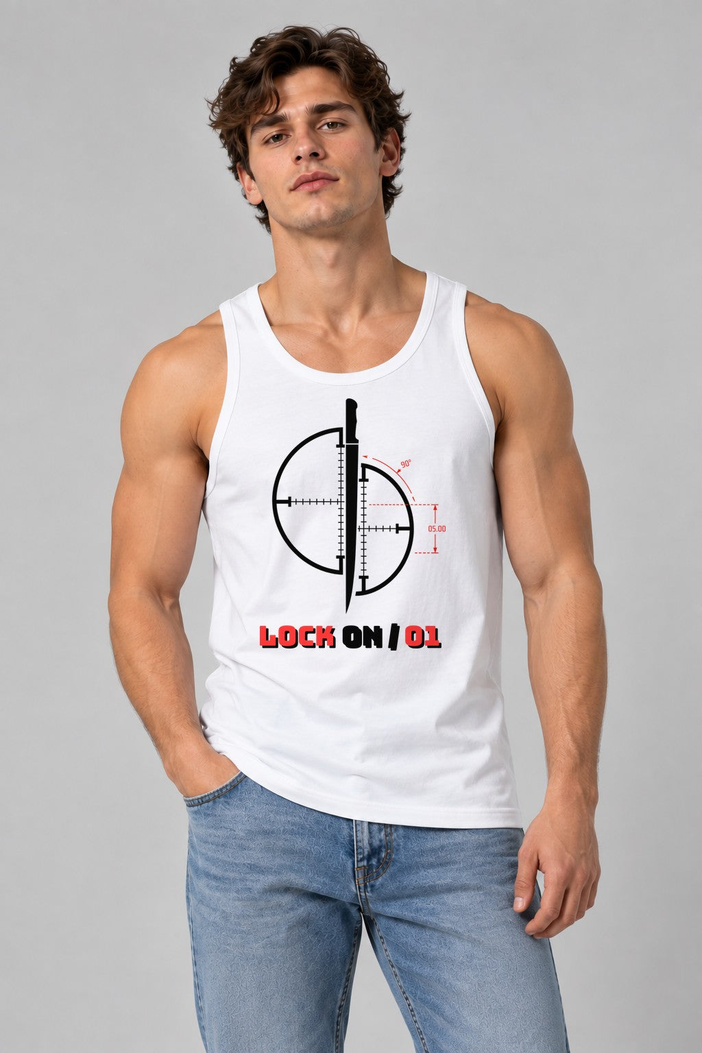 Lock On Target - White