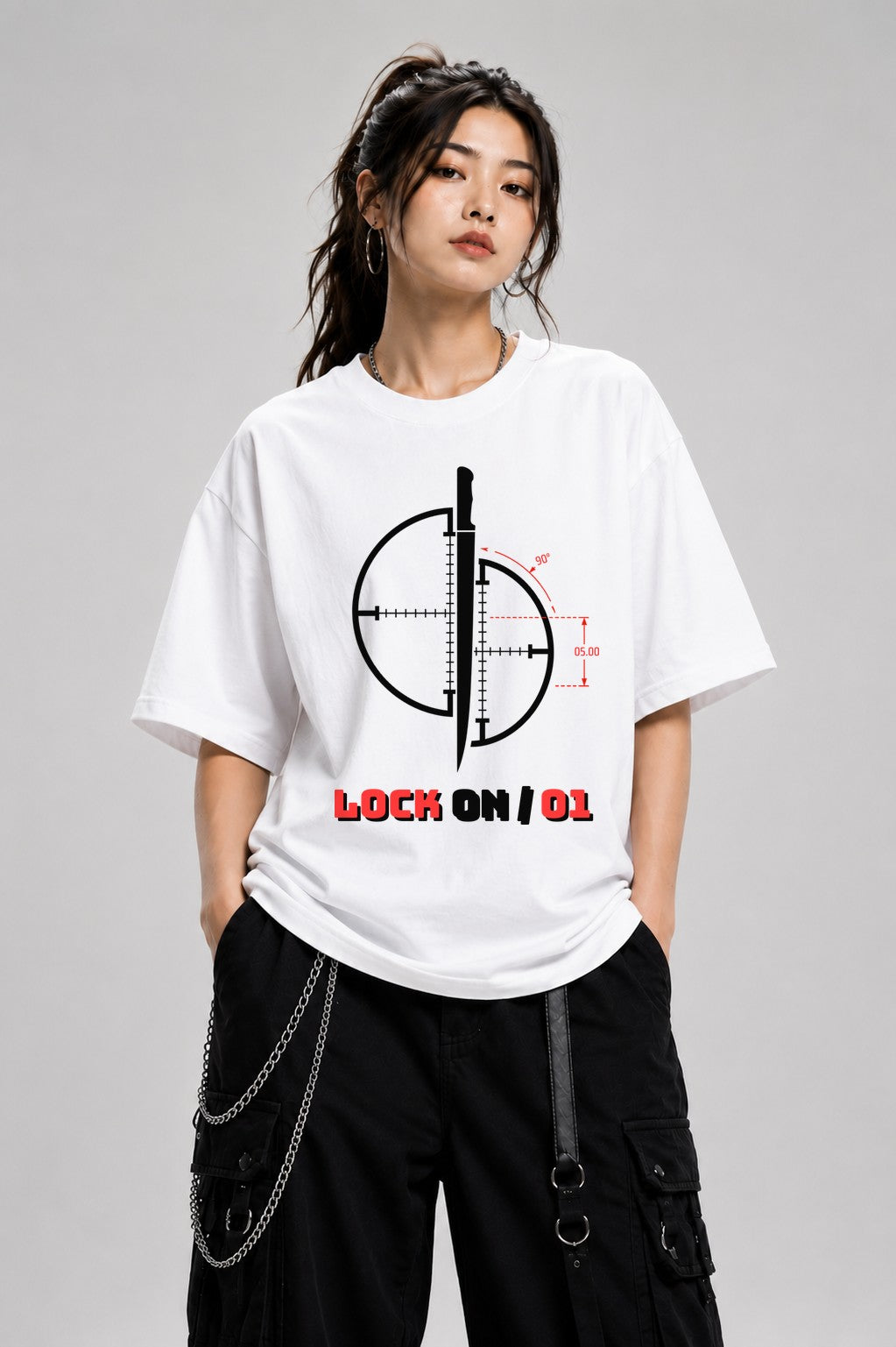 Lock On Target - White