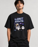 Lost In My Own Space Pug Astronaut Shirt - Funny Space Dog Tee - Black