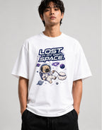 Lost In My Own Space Pug Astronaut Shirt - Funny Space Dog Tee - White