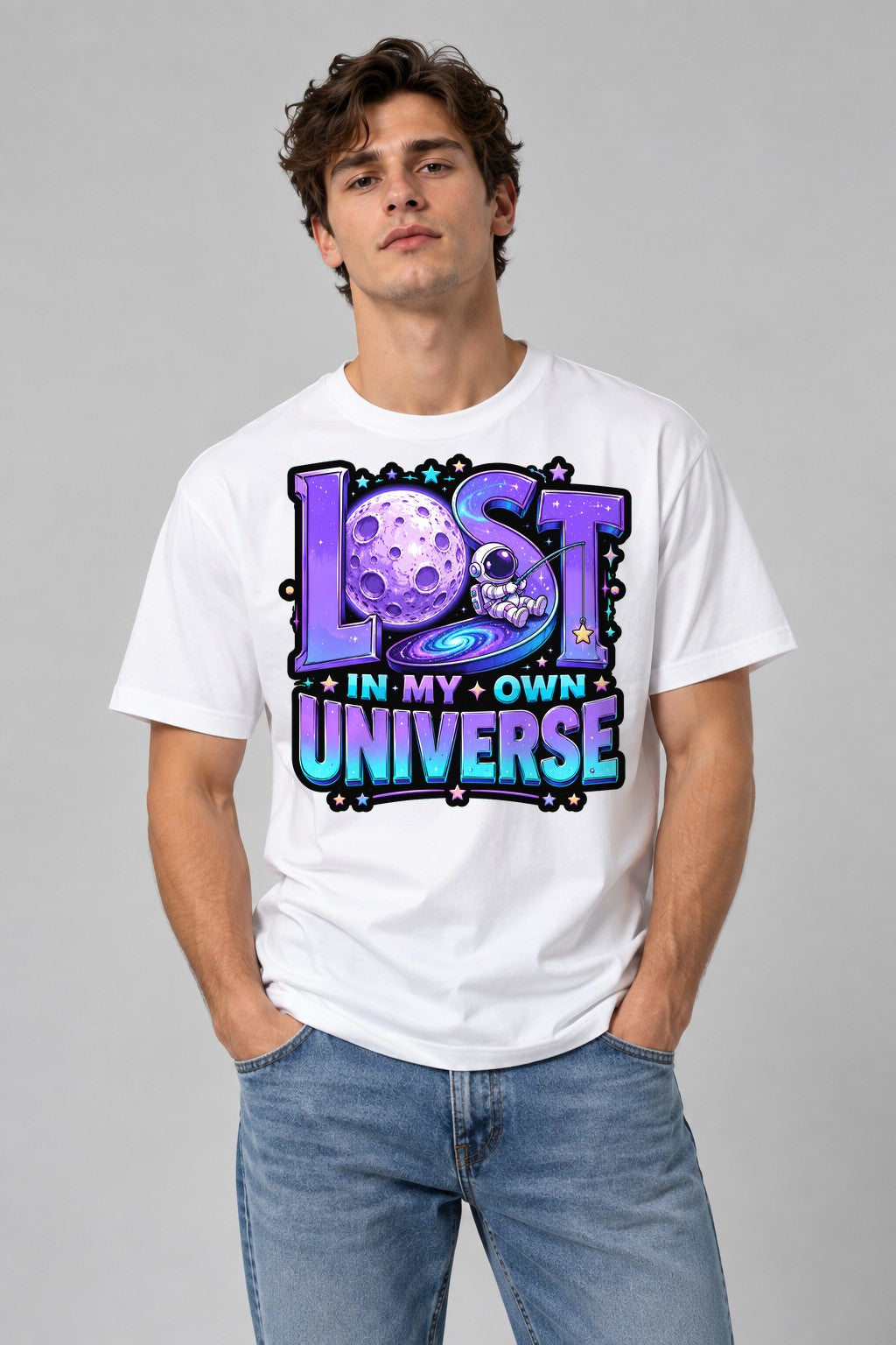 Lost In My Own Universe - White