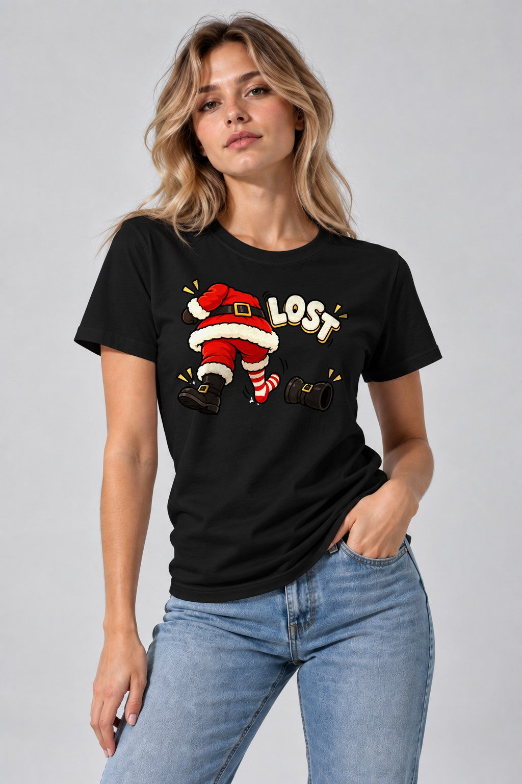 Lost Santa Hat - Black
