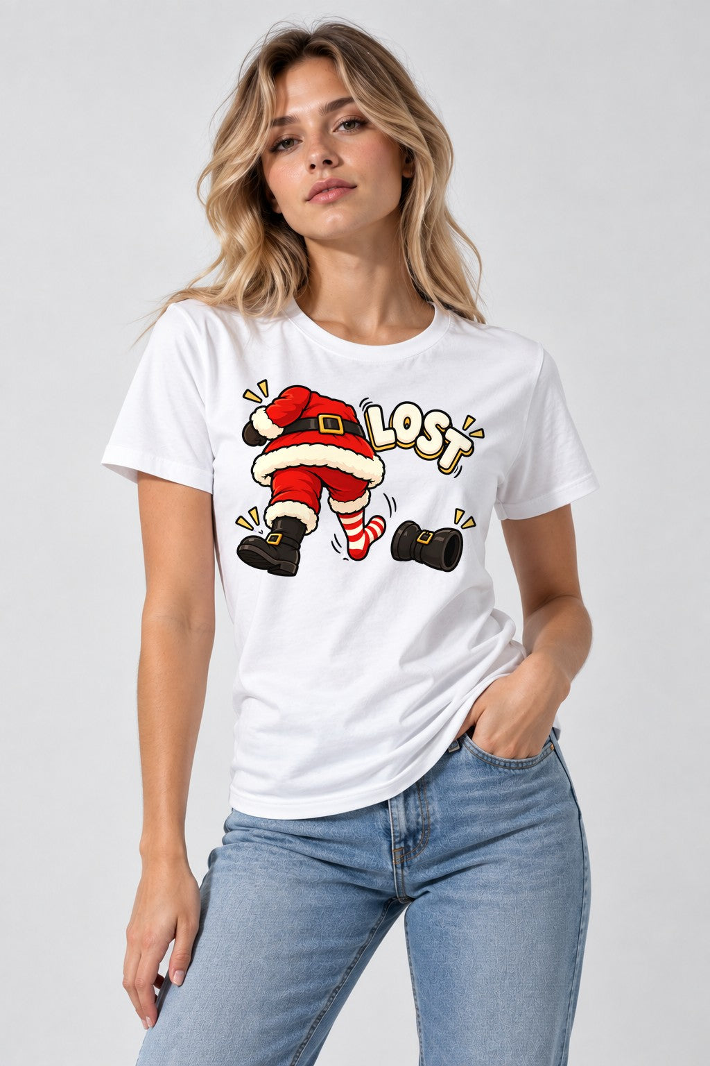 Lost Santa Hat - White