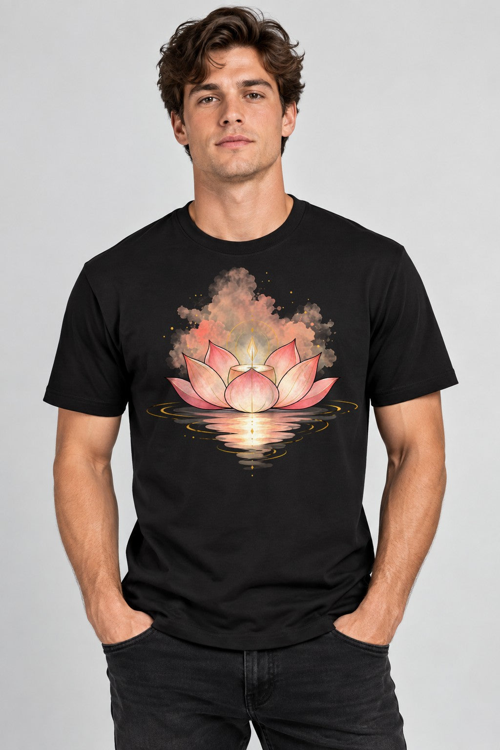 Lotus Candle Serenity - Black