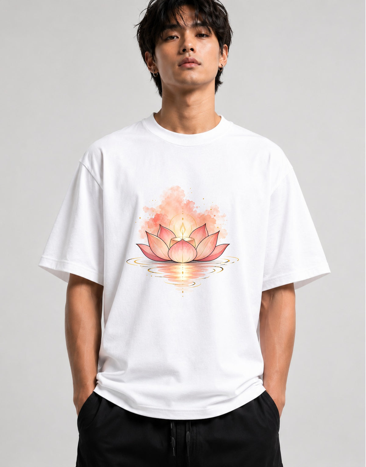 Lotus Candle Serenity - White