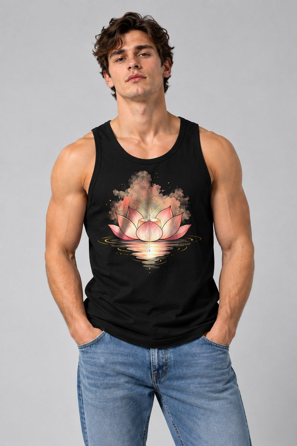 Lotus Candle Serenity - Black