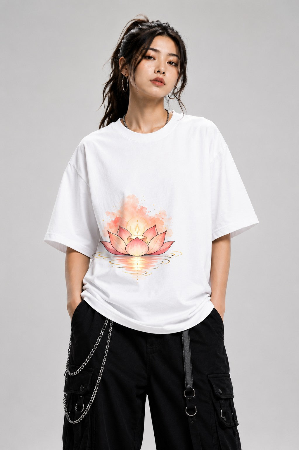 Lotus Candle Serenity - White
