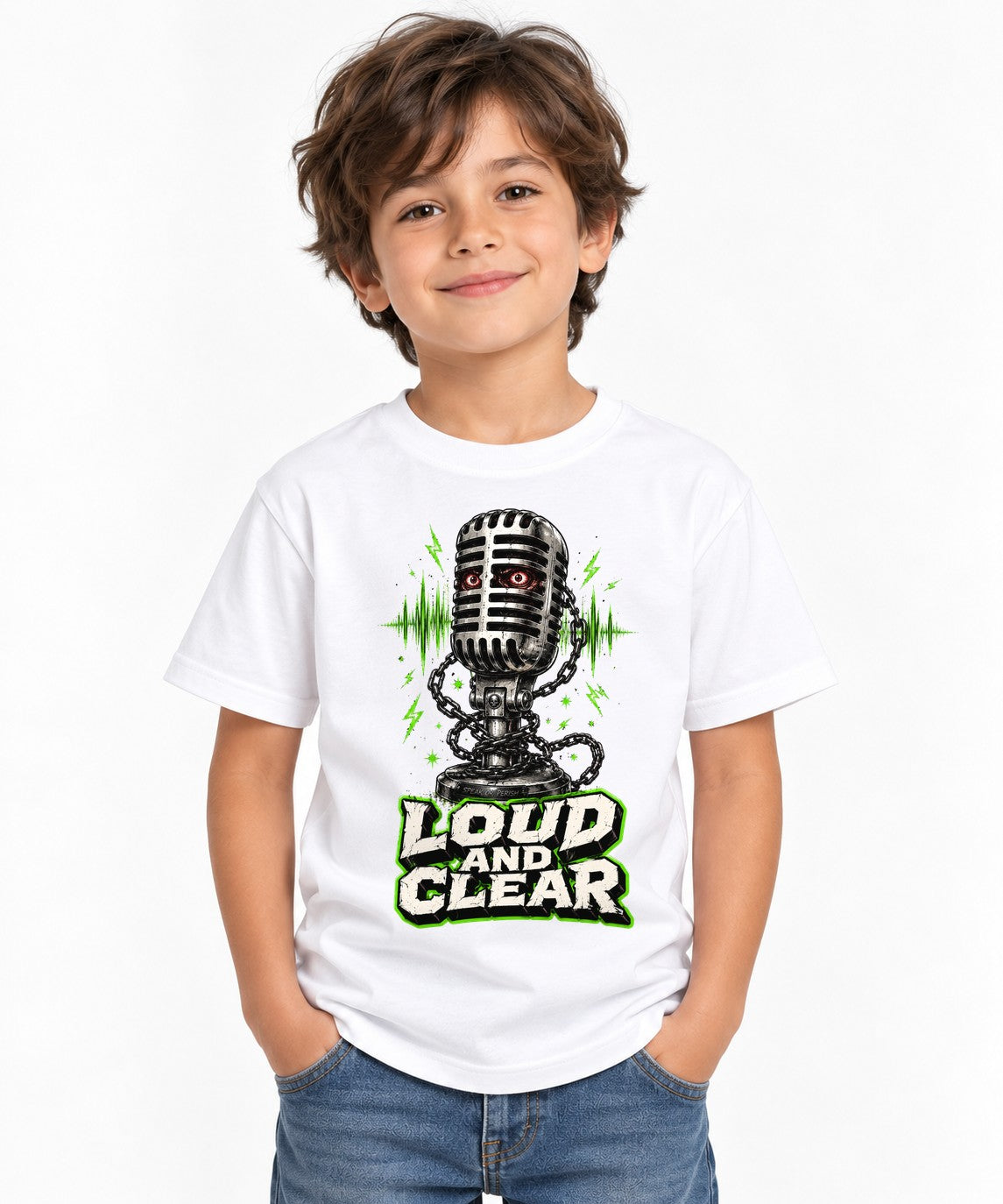 Loud and Clear - White