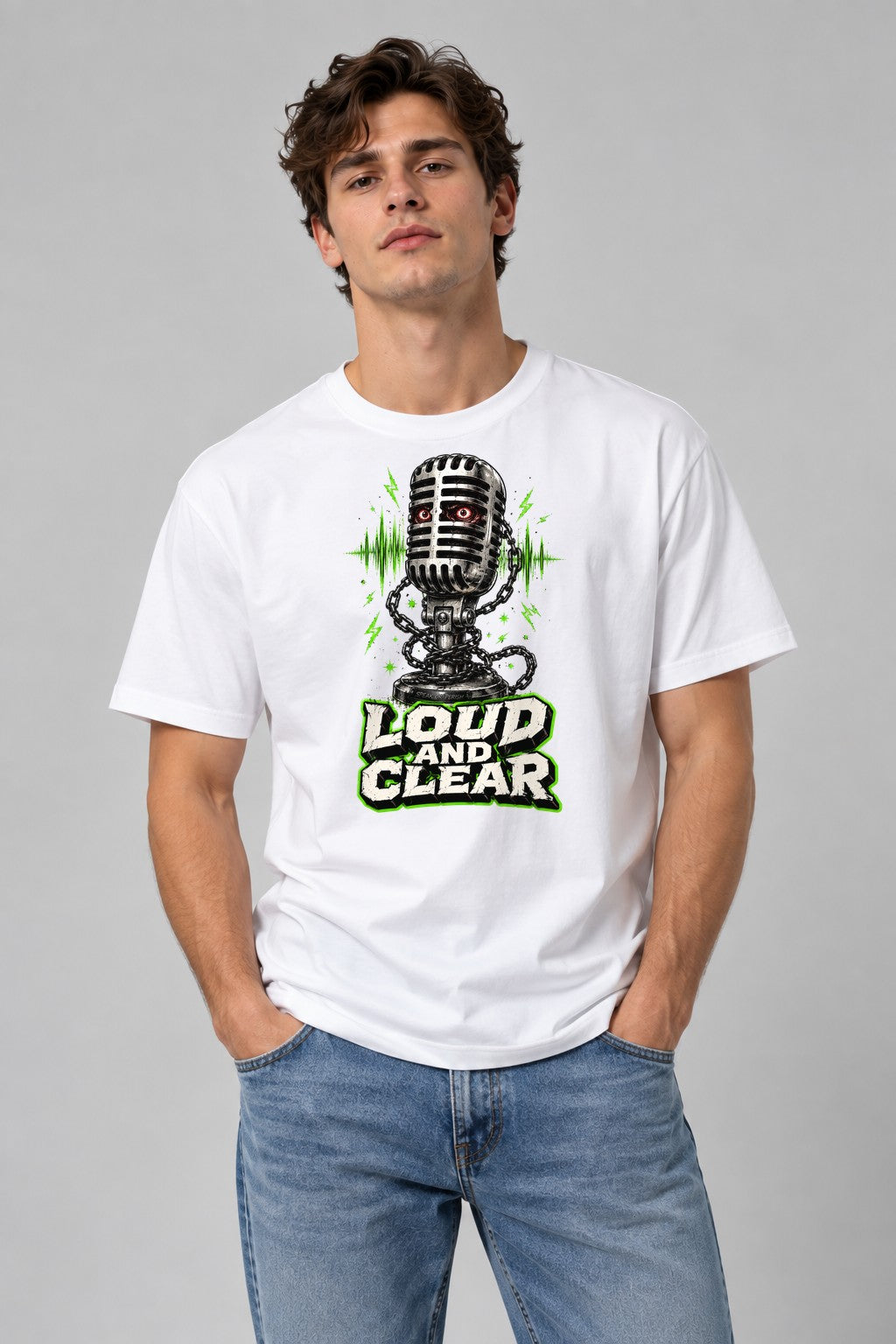 Loud and Clear - White