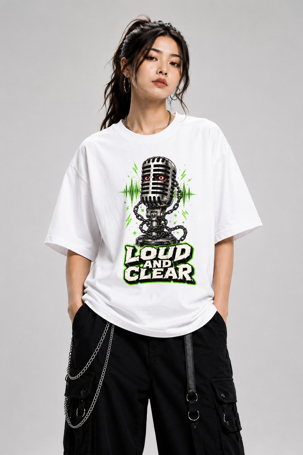 Loud and Clear - White