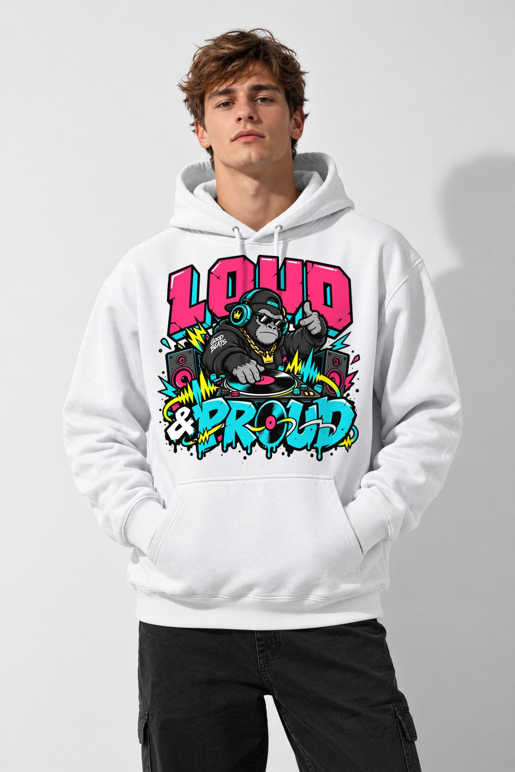 Loud and Proud - White