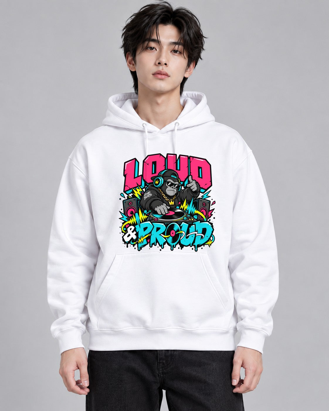 Loud and Proud - White