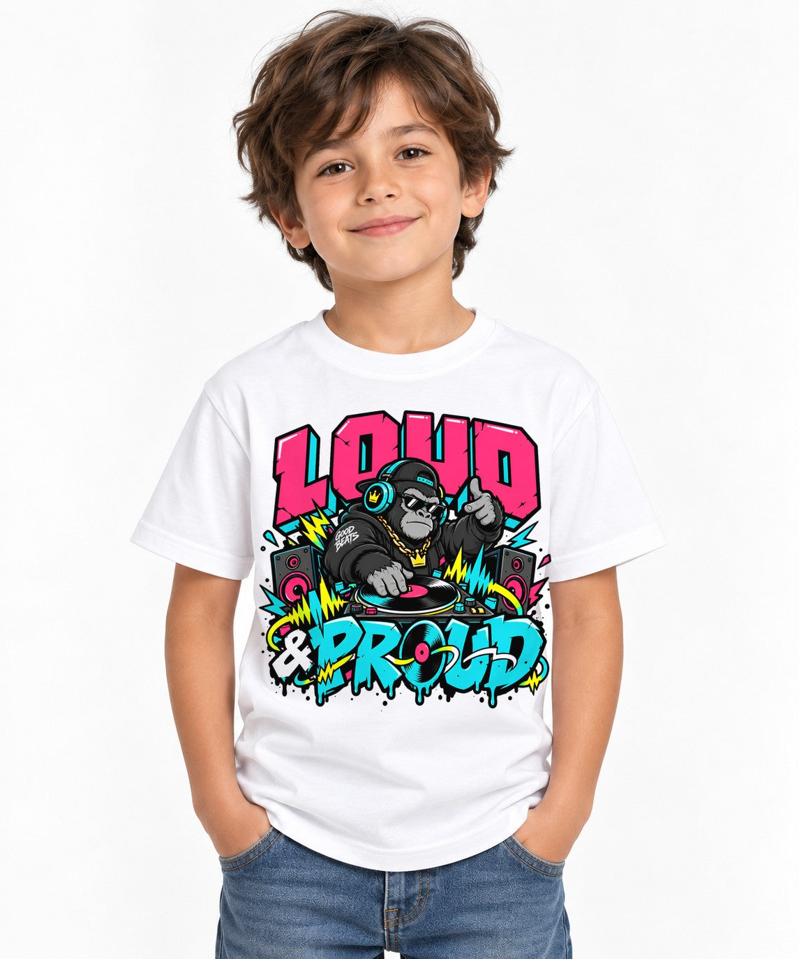 Loud and Proud - White