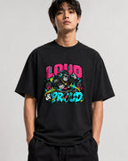 Loud and Proud DJ Gorilla Shirt - Street Art Music Graphic Tee - Black