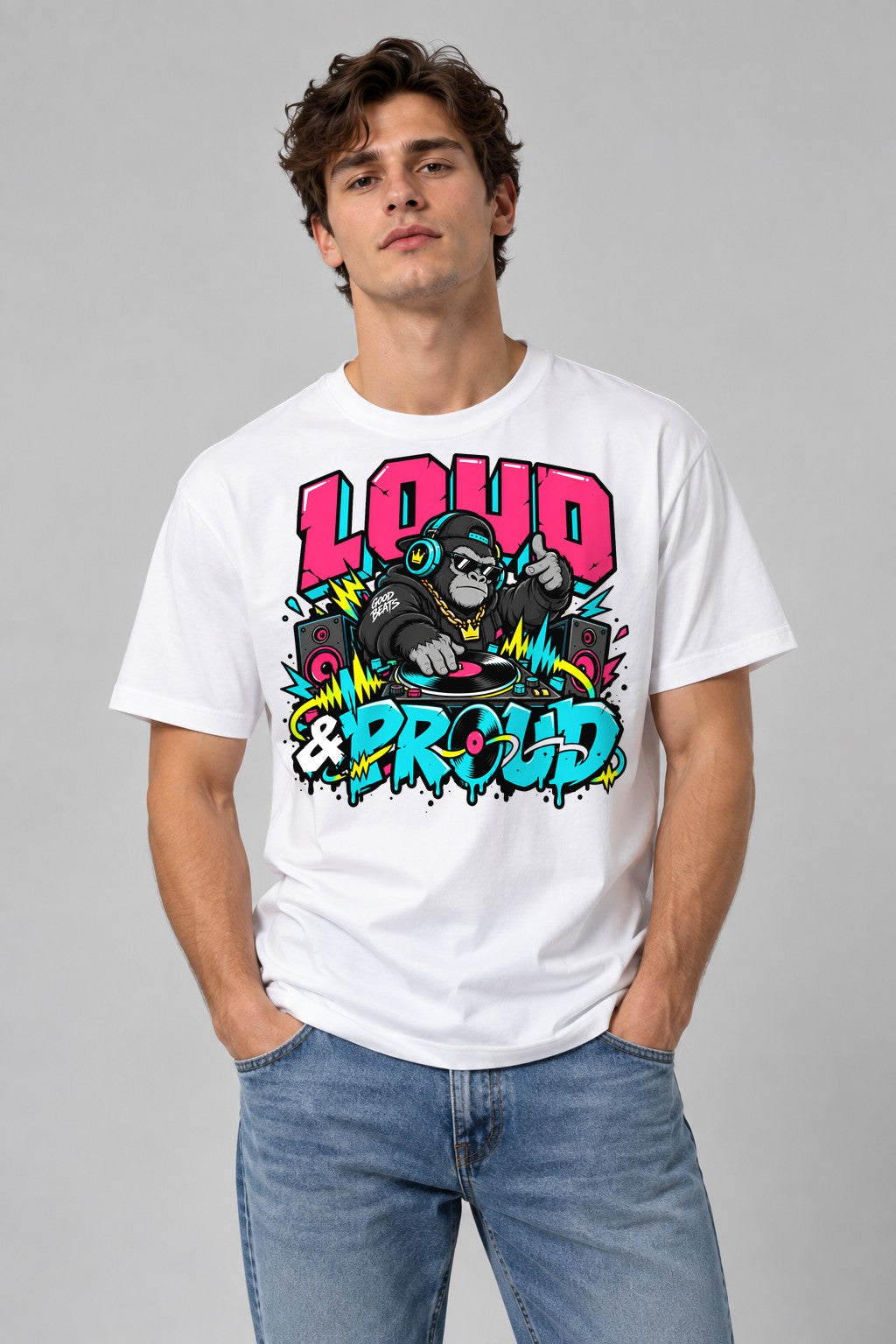 Loud and Proud - White