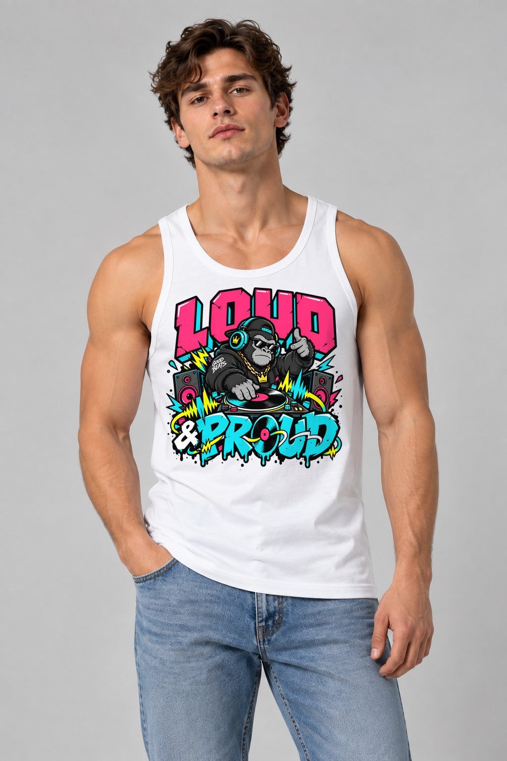 Loud and Proud - White