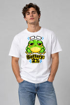 Low Battery Frog - White