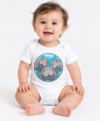Manatee Family Circle - White