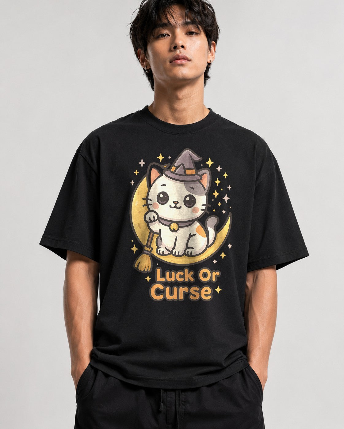 Maneki Neko Witch - Black