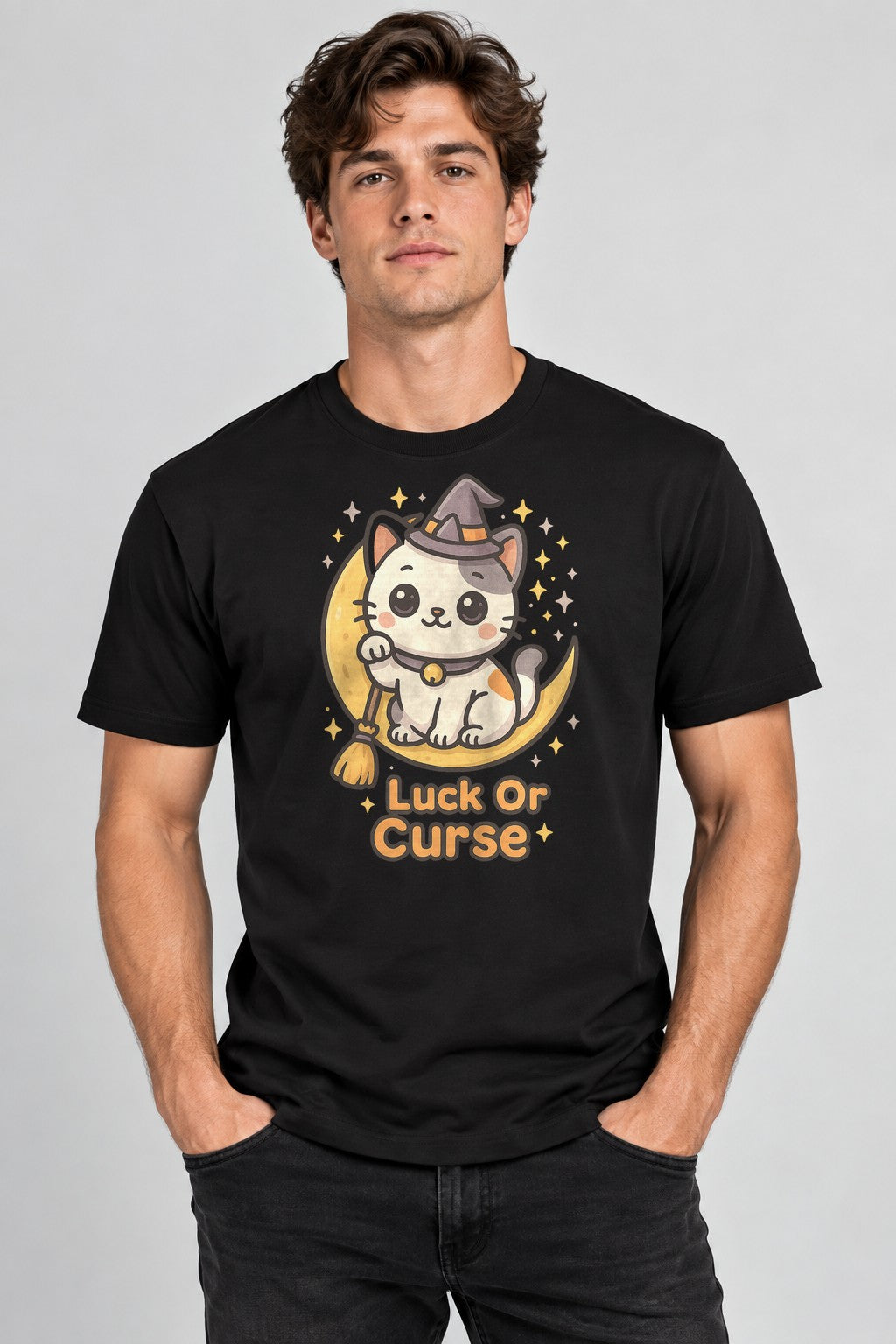 Maneki Neko Witch - Black