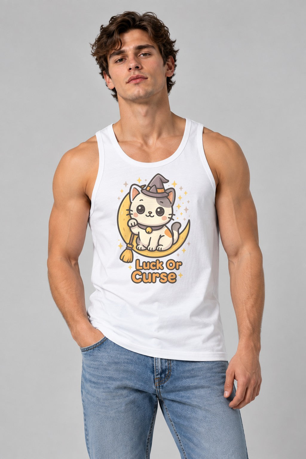 Maneki Neko Witch - White