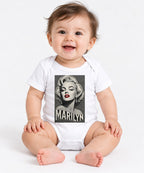 Marilyn Line Art - White