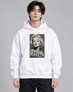 Marilyn Line Art - White