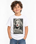 Marilyn Line Art - White
