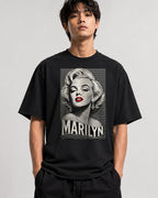 Marilyn Line Art - Black