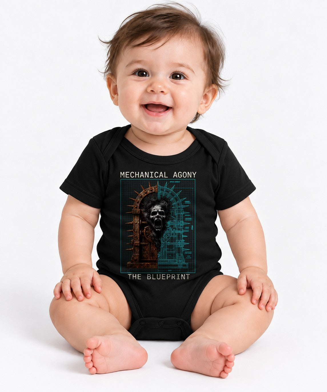 Mechanical Agony Blueprint - Black
