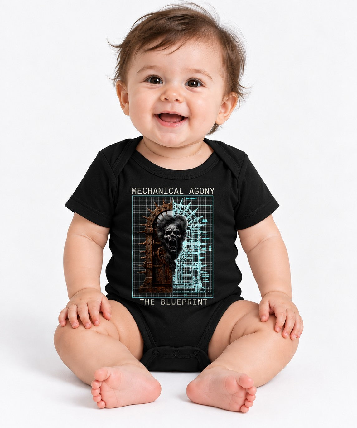 Mechanical Agony Blueprint - Black